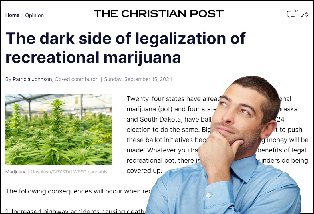 What Do Christian Conservatives Have Against Cannabis? – What the Christian Post Gets Wrong about Legalization