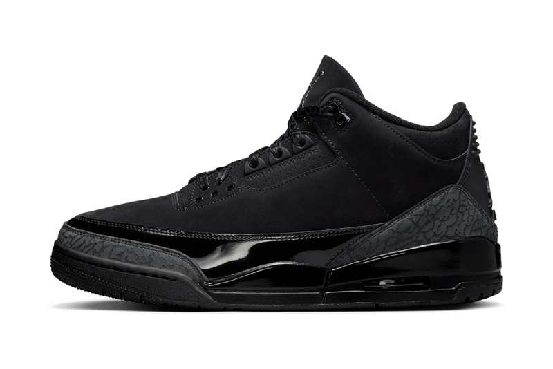 Official Look at Next Year’s Air Jordan 3 “Black Cat”