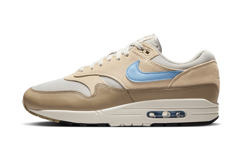 The Nike Air Max 1 “Light Bone/Psychic Blue” Is Ready for Spring