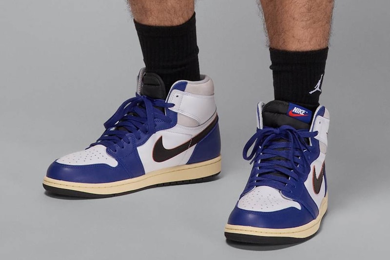 On-Feet Look at the Air Jordan 1 High OG Rare Air “Deep Royal Blue”