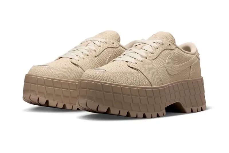 Air Jordan 1 Brooklyn Low Lands in Texturized “Rattan” Pattern