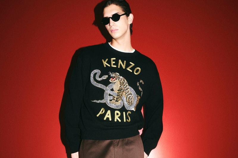 Kenzo’s Tiger Meets the Snake in Regal Lunar New Year Collection