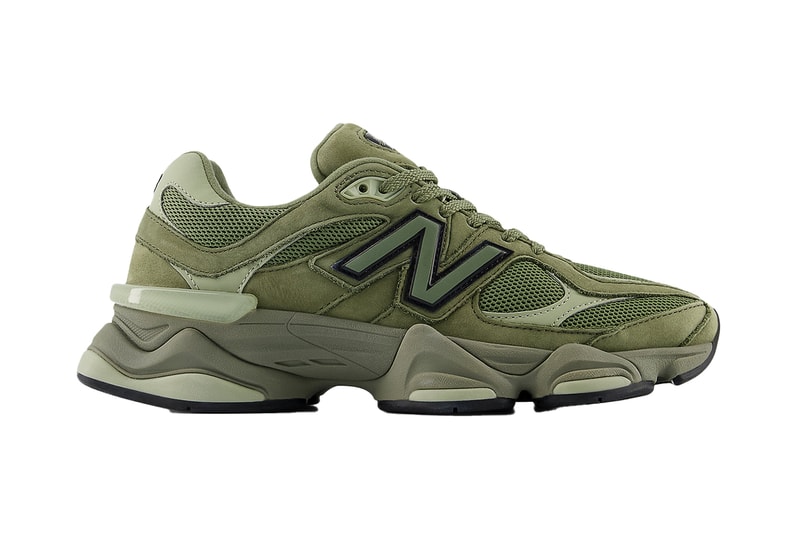 New Balance Wraps the 9060 “Dark Olivine” in Army Green Suede