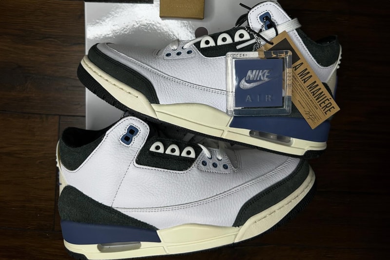Early Look at the A Ma Maniére x Air Jordan 3 “Diffused Blue”