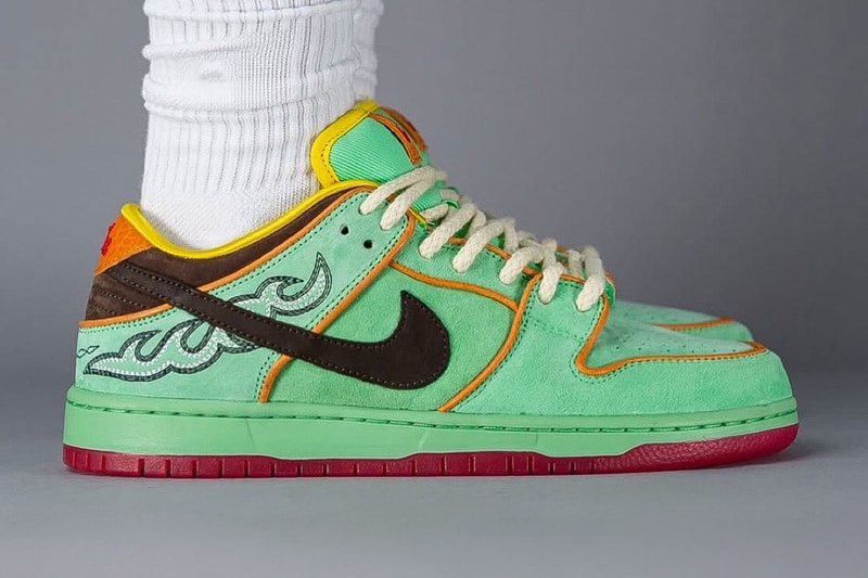 On-Foot Images of the Nike SB Dunk Low “BHM”