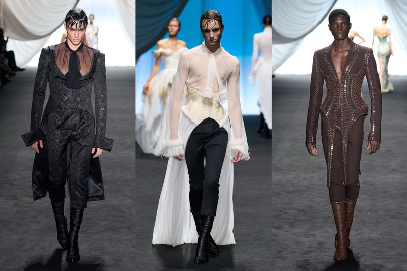 Ludovic de Saint Sernin for Jean Paul Gaultier Couture Spring 2025 Set High Fashion at Sea