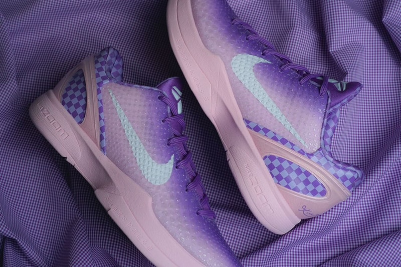 Vanessa Bryant Teases New Nike Kobe 6 Protro “Purple Checkerboard” Colorway