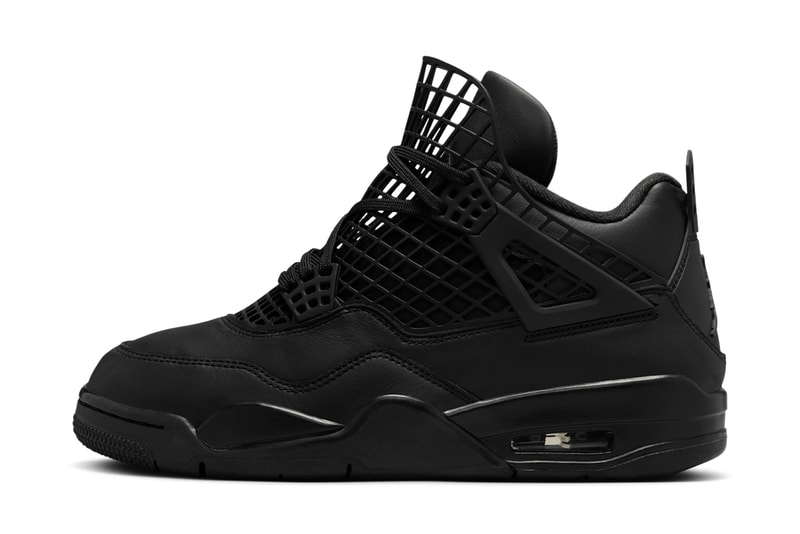 The Air Jordan 4 NET Appears in “Triple Black”