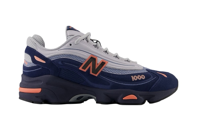 New Balance 1000 Surfaces in a Sleek “Nautical Coral” Gradient