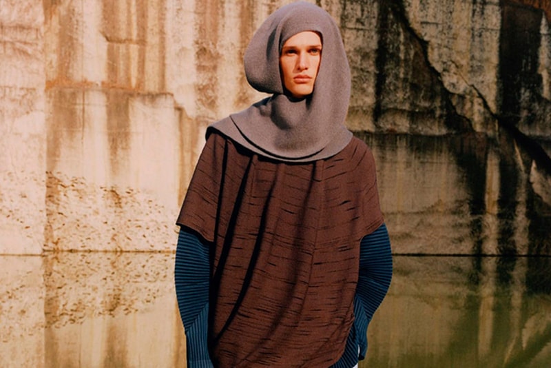 Natural Hues and Varied Textures: Homme Plissé FW25 Draws On Raw Beauty