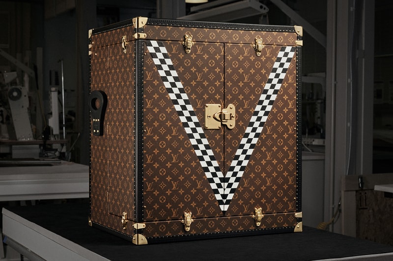 Closer Look at Louis Vuitton’s 75th Anniversary Formula 1 World Championship Trophy Trunk