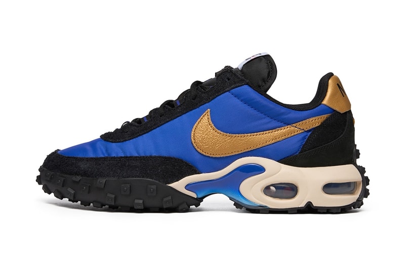 Official Look at the Nike Air Max Waffle in “Hyper Blue/Metallic Gold”