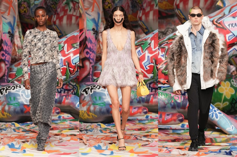 Denim, Tweed, and Graffiti: Diesel Parties With Deconstruction