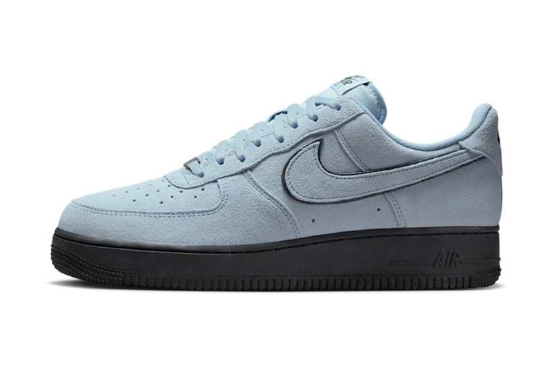 Nike Wraps the Air Force 1 Low “Light Armory Blue” in Suede