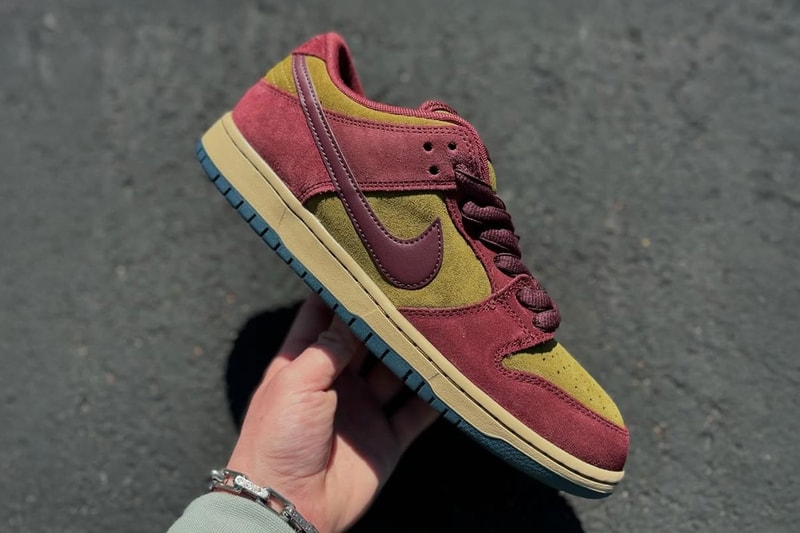 Nike SB Dunk Low “Burgundy Crush” Channels Moody Fall Tones