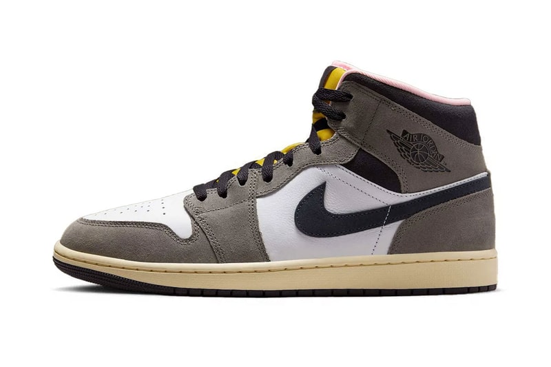 The Air Jordan 1 Mid Surfaces in “Cave Stone”