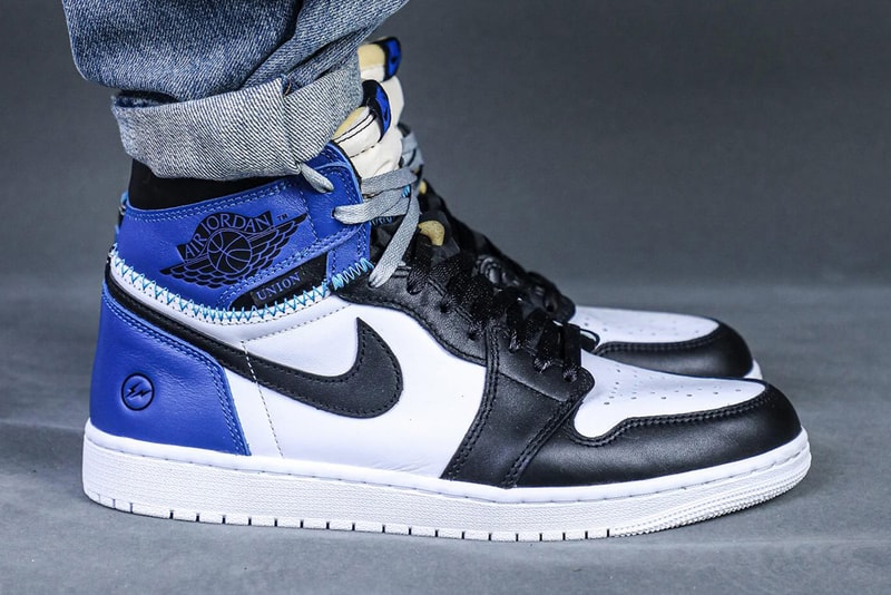 On-Foot Look at the Union LA x fragment design x Air Jordan 1 High OG