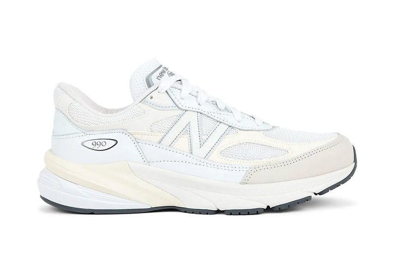 New Balance 990v6 MADE in USA Arrives in “White/Sea Salt”