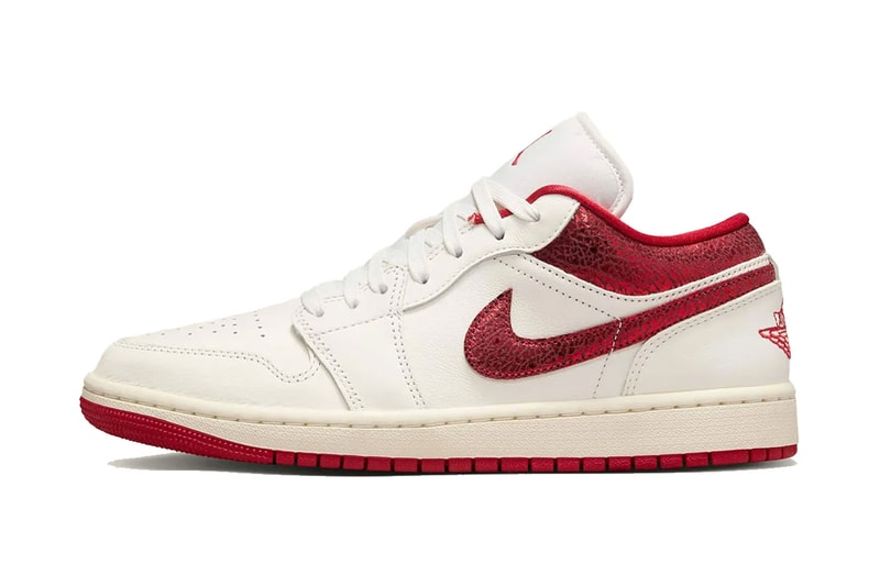 The Air Jordan 1 Low Gets a Luxe “Ruby” Upgrade