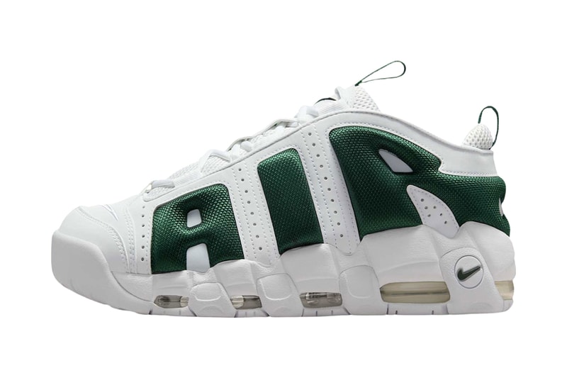 Official Look at the Nike Air More Uptempo Low “White/Green”