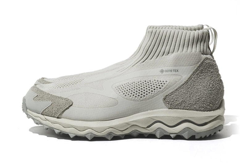 Mizuno and nonnative’s Wave Mujin TL Mid GTX Receives An “Off-White” Treatment