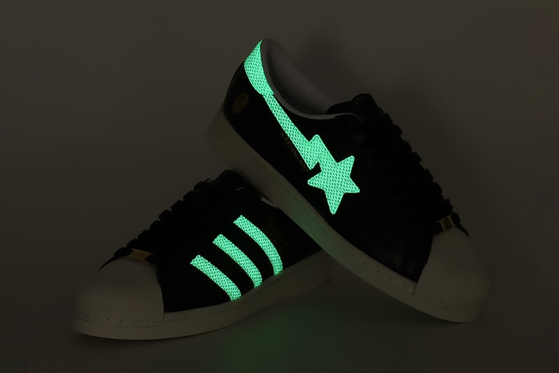 The atmos x BAPE x adidas SSTAR V “G-SNK” Releases Next Week