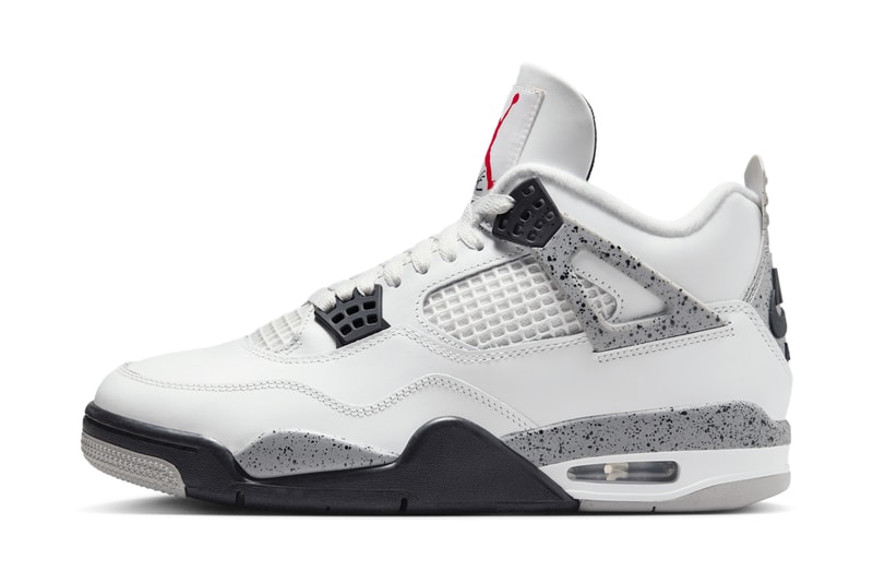 Official Images of This Year’s Air Jordan 4 “White Cement”