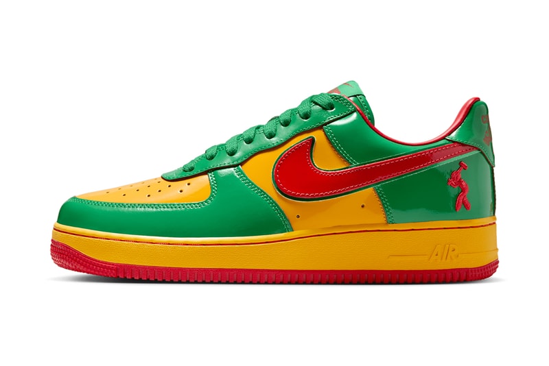 Official Look at the Lil Yachty x Nike Air Force 1 Low “Lucky Green”