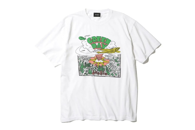 BEAMS and GOOD ROCK SPEED Drop Collaborative Green Day T-Shirts