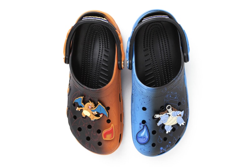 Pokémon and Crocs Release “Charizard vs. Blastoise” Versus Clog