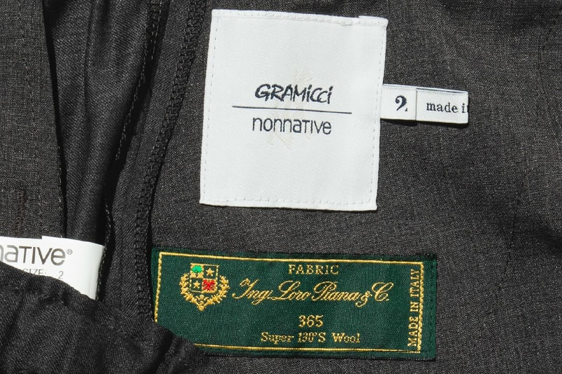 Gramicci and nonnative Transform Luxe Loro Piana Fabric Into Shorts and Trousers Capsule