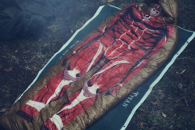 Sleep Like a Titan With Nanga’s Upcoming ‘Attack on Titan’ Sleeping Bag