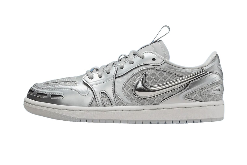 Latest Air Jordan 1 Method of Make Surfaces in “Metallic Silver”