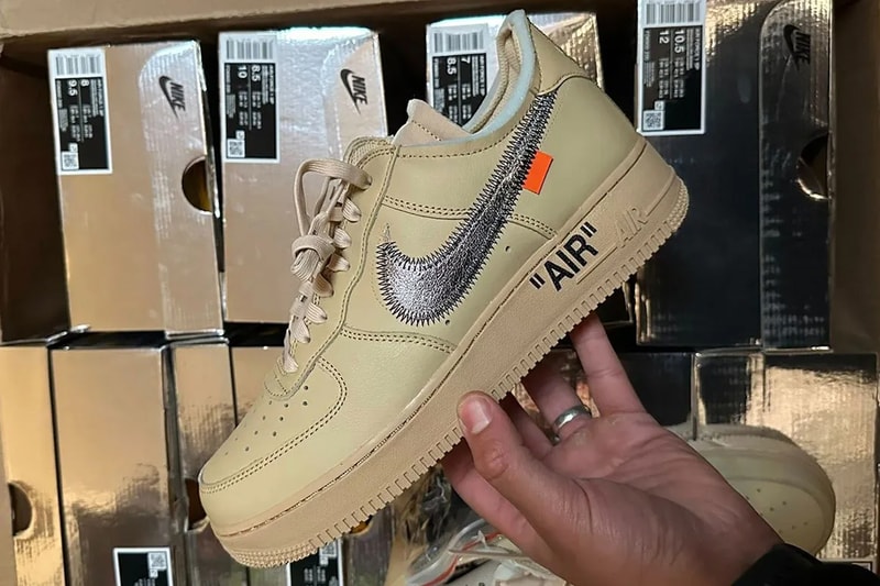 The Off-White™ x Nike Air Force 1 Low “Sesame” to Release This Year
