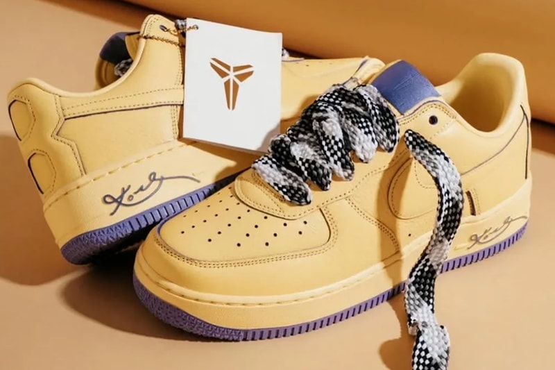 Closer Look at the Kobe Bryant x Nike Air Force 1 Low Protro “Soft Yellow”