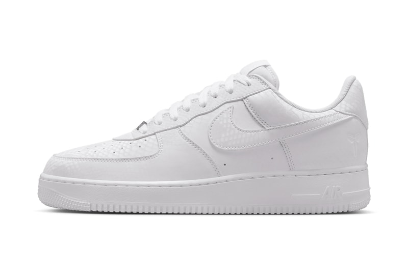 Nike Reveals the Kobe Bryant x Nike Air Force 1 Low “Triple White”