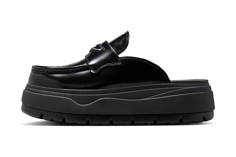 Jordan Brand Drops New Mule Loafer Silhouette in “Black/Metallic Silver”