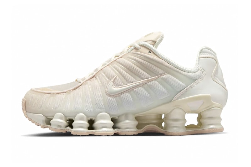 Nike Shox TL Surfaces in “Pearl White/Particle Pink”