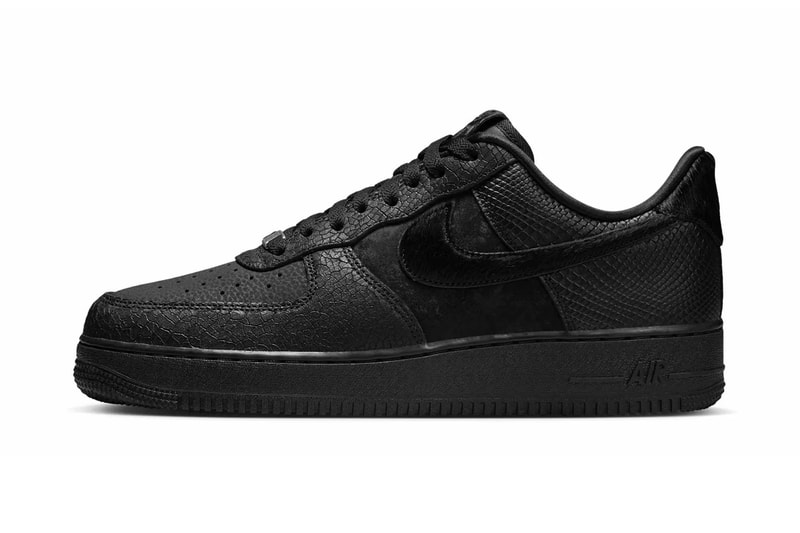 Nike Reworks the Air Force 1 Low With “Black Pony Hair/Snakeskin”