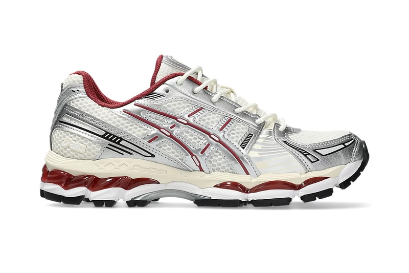 ASICS Reveals GEL-KAYANO 12.1 in Metallic “Silver/Red”