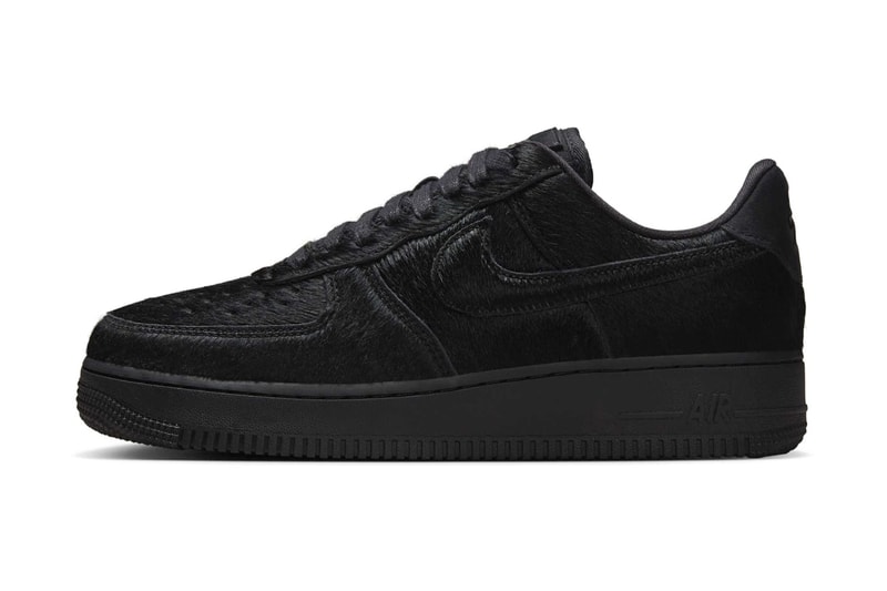 Nike Debuts the Air Force 1 Low With “Black Pony Hair”