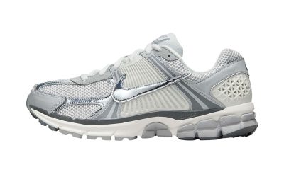 Nike Fits the Zoom Vomero 5 “Summit White/Metallic Silver” With Chromatic Detailing