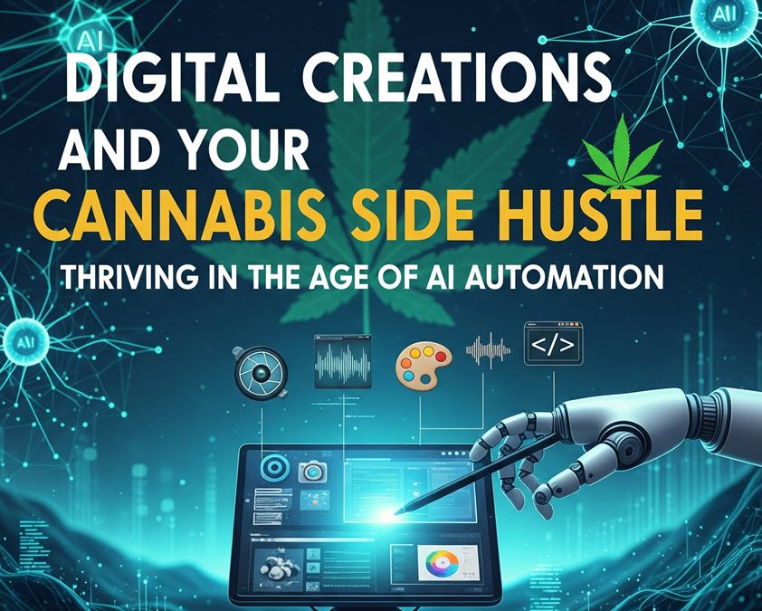 Digital Creations and Your Cannabis Side Hustle: Thriving in the Age of AI Automation