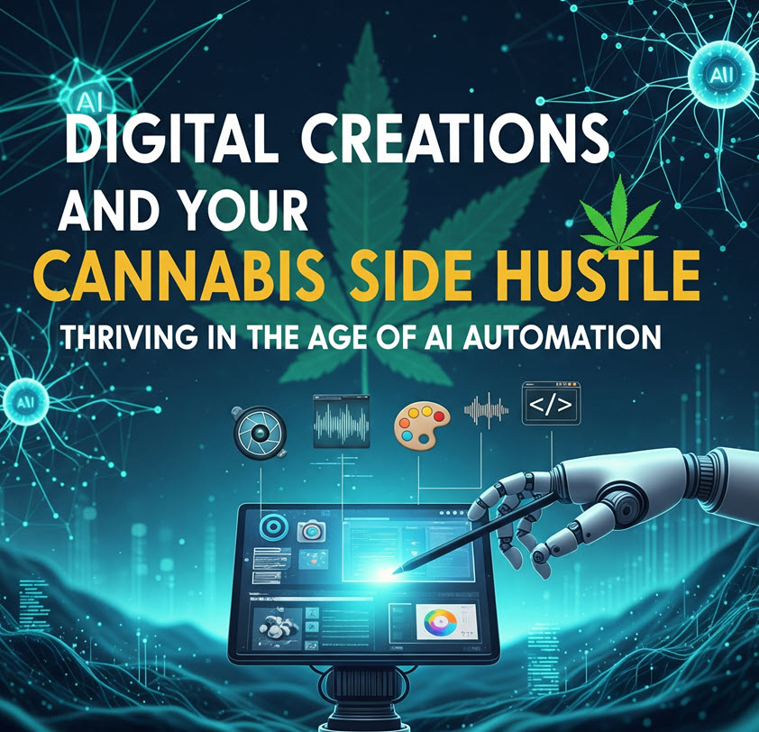 Digital Creations and Your Cannabis Side Hustle: Thriving in the Age of AI Automation