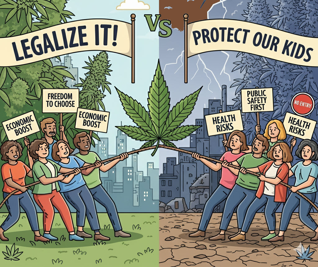 Dear President Trump : A Tale of Two Cannabis Advocacy Groups Battling over Marijuana Legalization