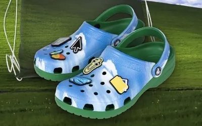 Microsoft Celebrates 50 Years With Exclusive Windows XP-Themed Crocs Classic Clog