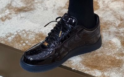 LeBron James Reveals Unreleased Nike Air Force 1 Low in “Navy Patent Leather”