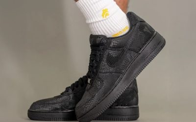 On-Feet Look at Kobe Bryant x Nike Air Force 1 Low “Black”