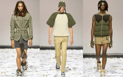 Oscar Ouyang Melds Folklore, Experimental Knits, and Streetwear for His SS26 LFW Debut