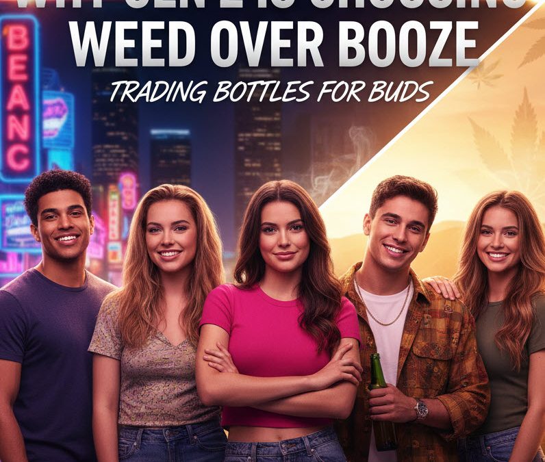 Why Gen Z is Saying Yes to Cannabis and No to Alcohol in Record Numbers